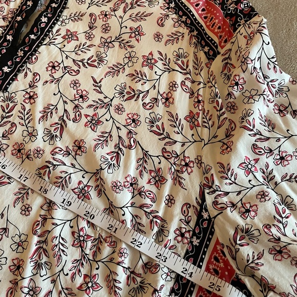 J. Jill Floral Print Long Sleeve Top Plus 3X - Picture 5 of 6